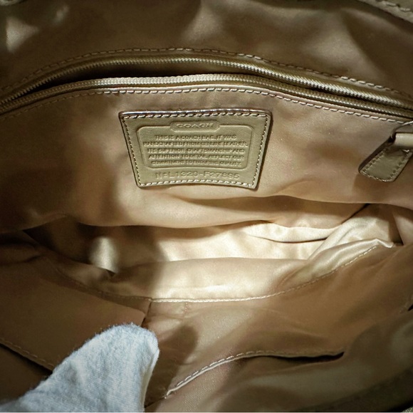 Vintage style Y2K Coach Tan Snake Print Women's Bag crossbody purse handbag - Picture 7 of 17